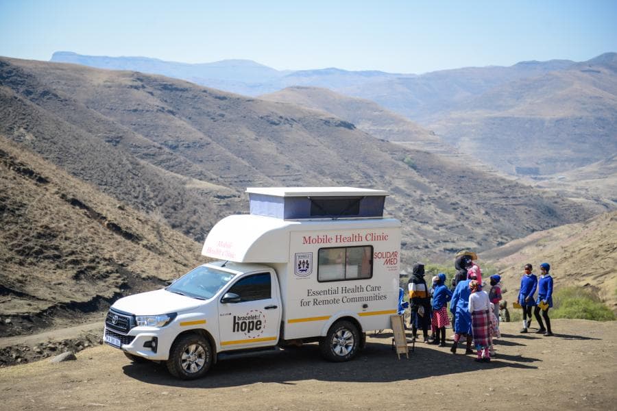 Mobile Klinik in Lesotho